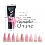 PolyGel UV/ LED pentru unghii false Mobray Fast Building Gel 15 ML - 07 Nude